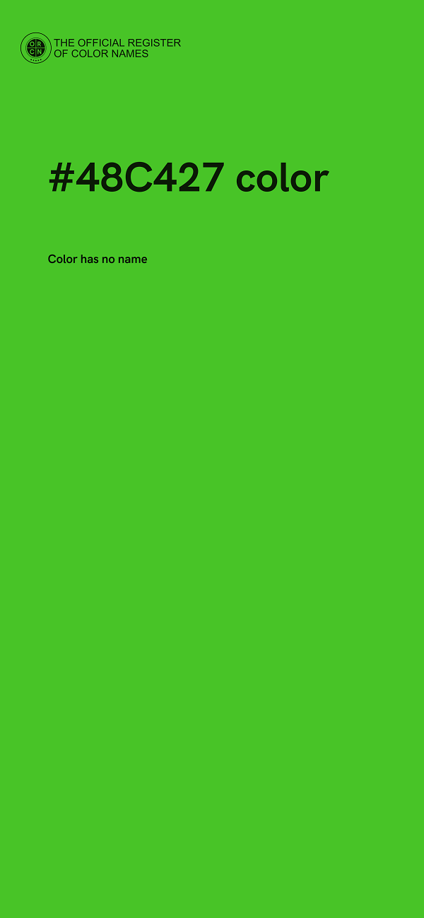 #48C427 color image
