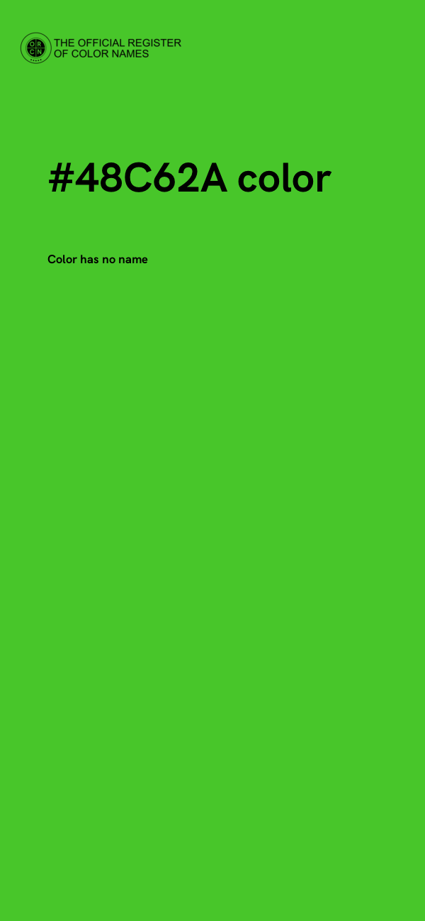 #48C62A color image