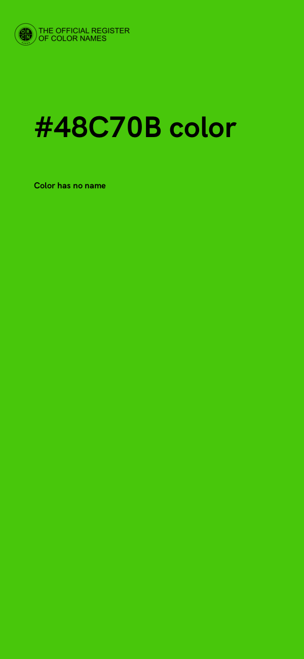 #48C70B color image