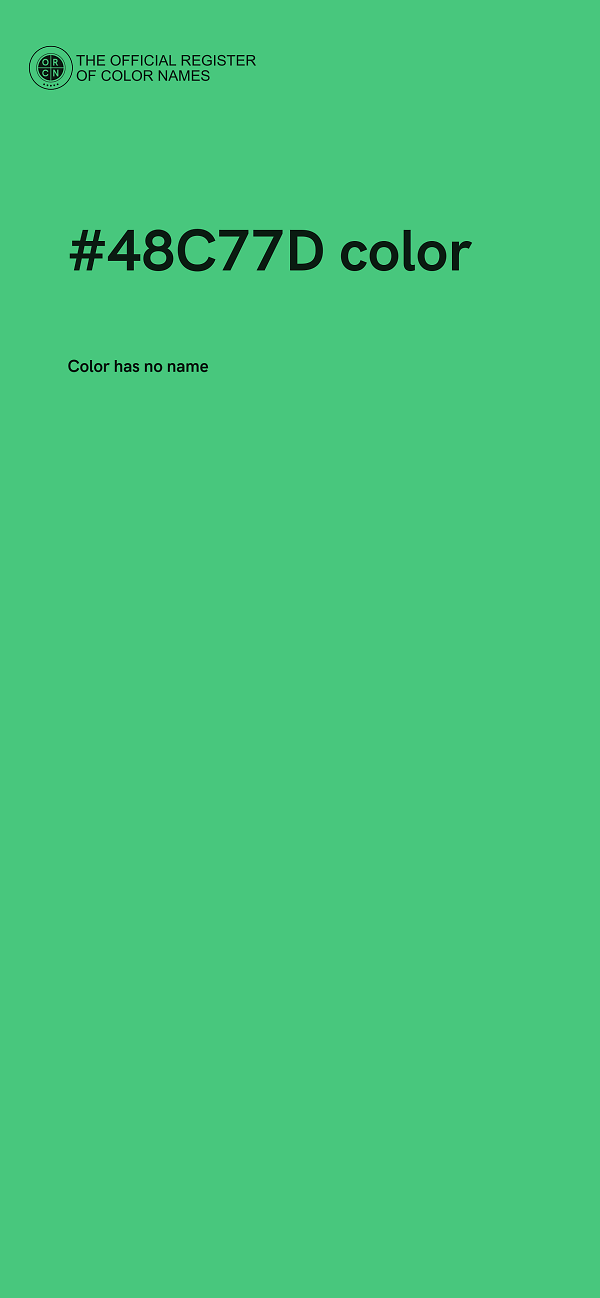 #48C77D color image