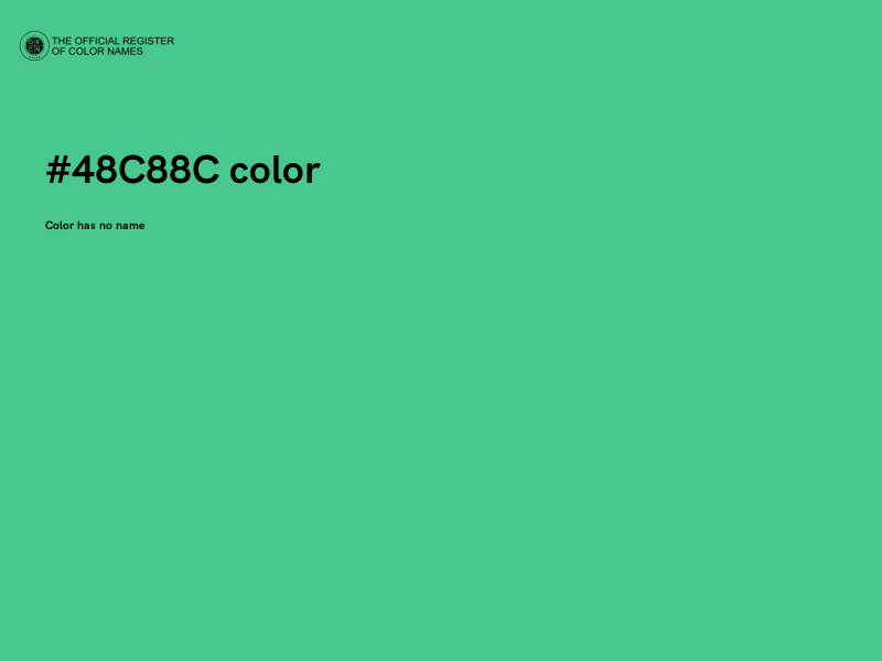 #48C88C color image