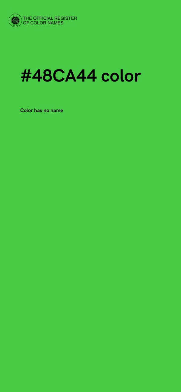 #48CA44 color image