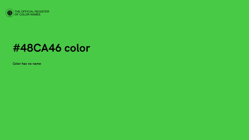 #48CA46 color image