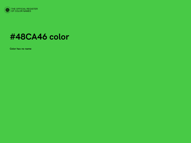 #48CA46 color image