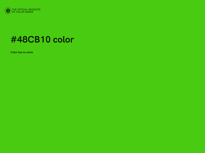 #48CB10 color image