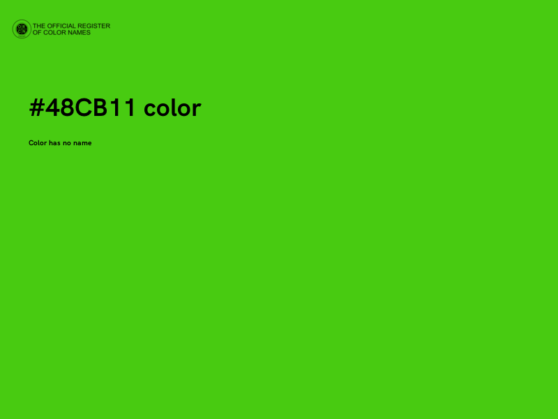 #48CB11 color image