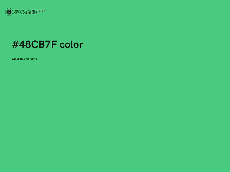 #48CB7F color image