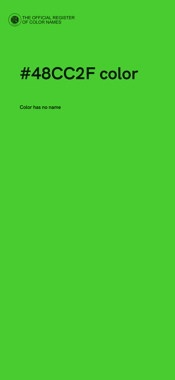 #48CC2F color image