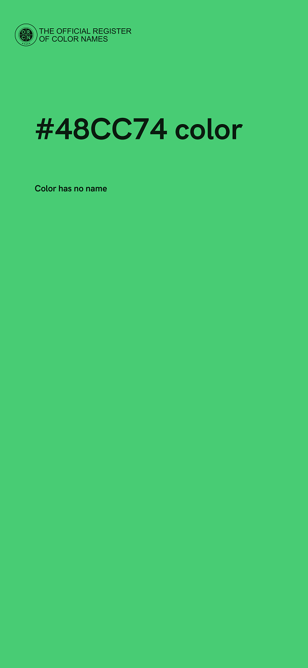 #48CC74 color image