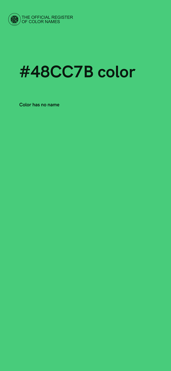 #48CC7B color image