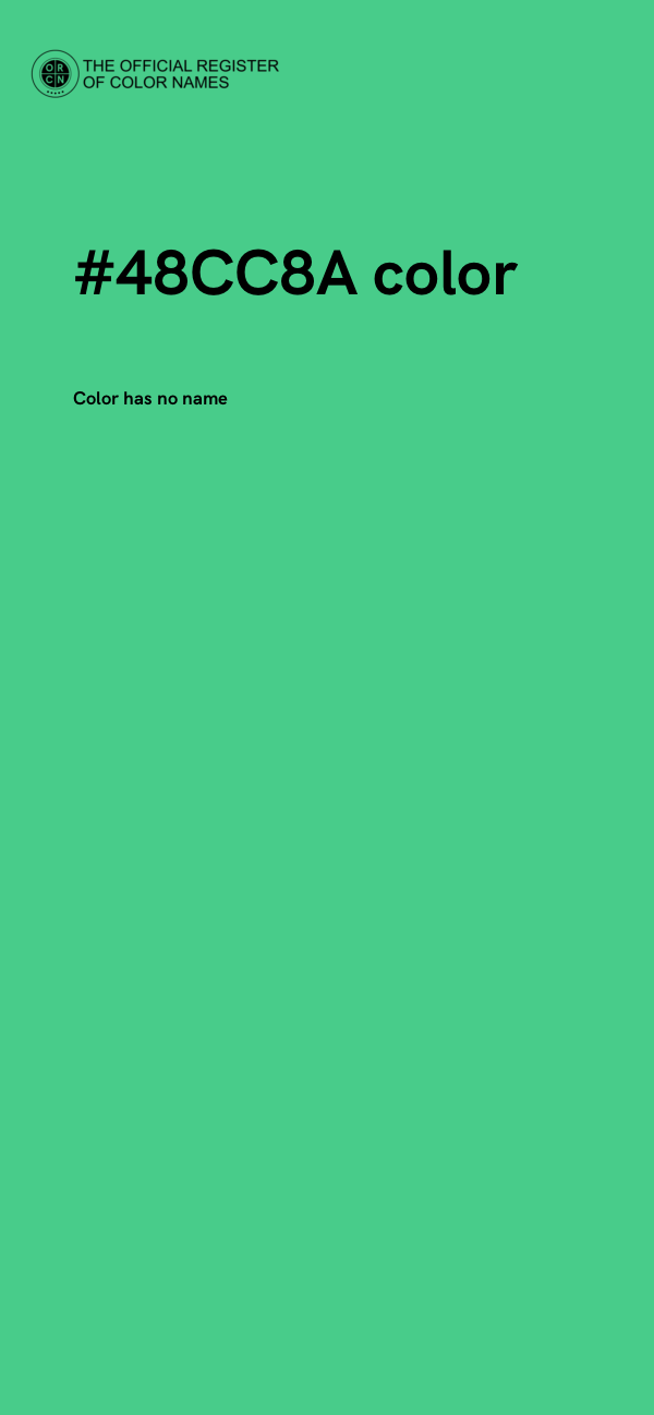 #48CC8A color image