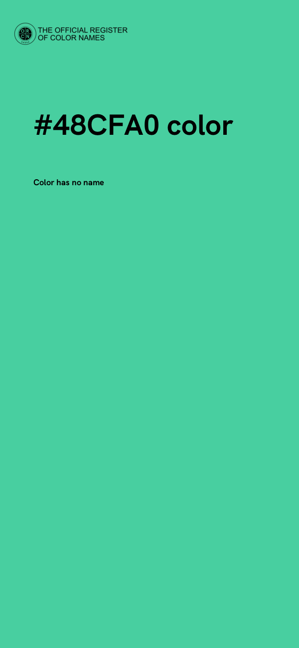 #48CFA0 color image
