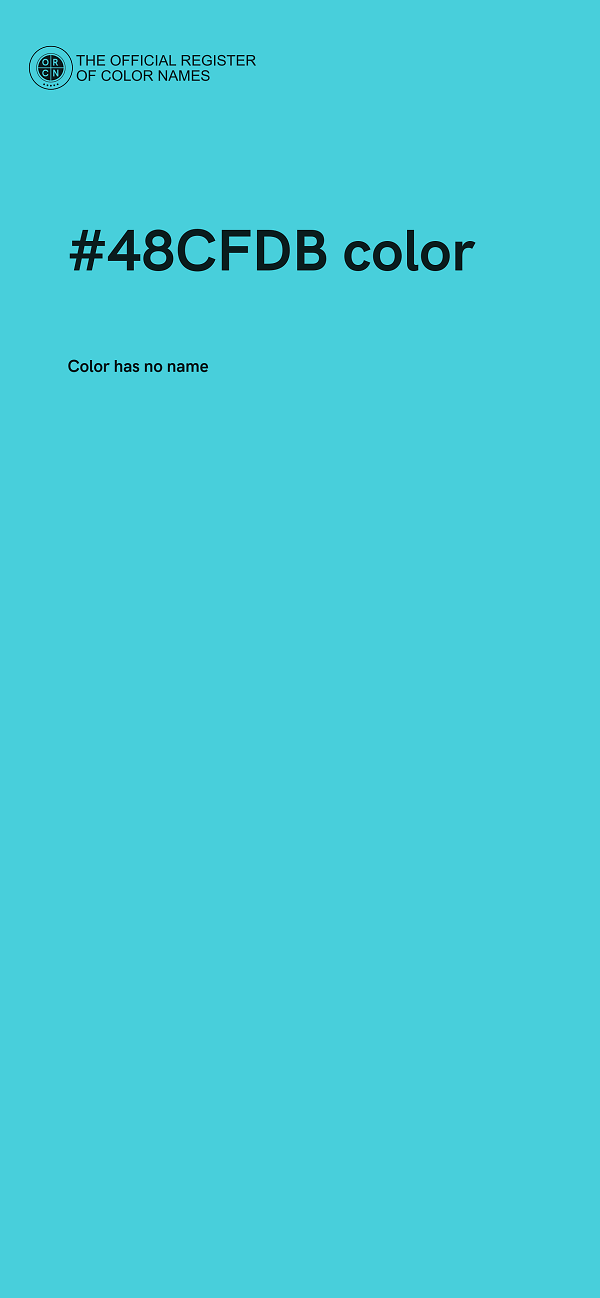 #48CFDB color image