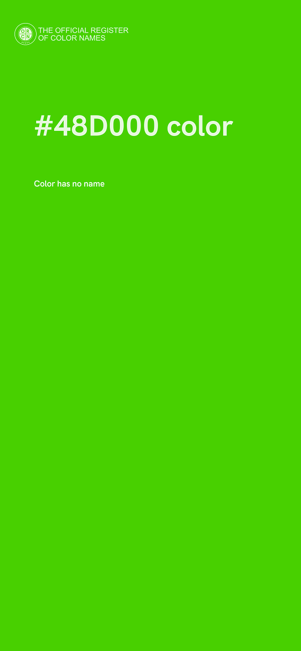 #48D000 color image