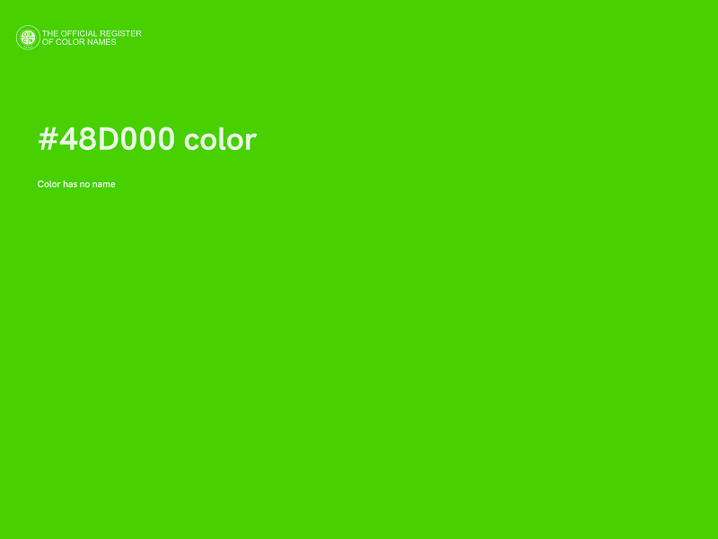 #48D000 color image