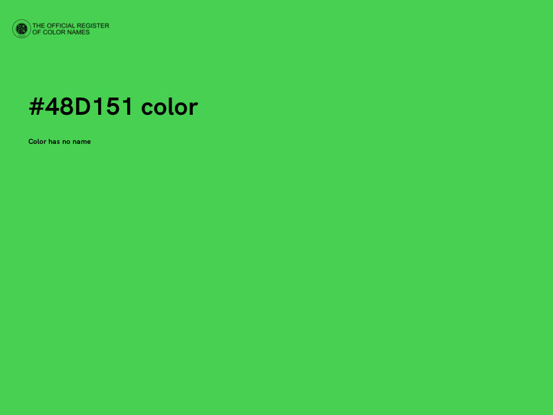 #48D151 color image