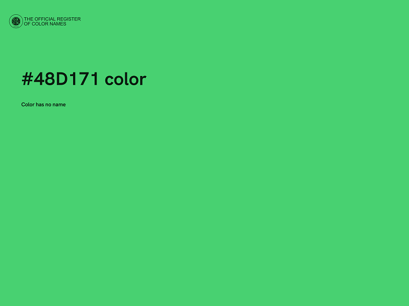#48D171 color image