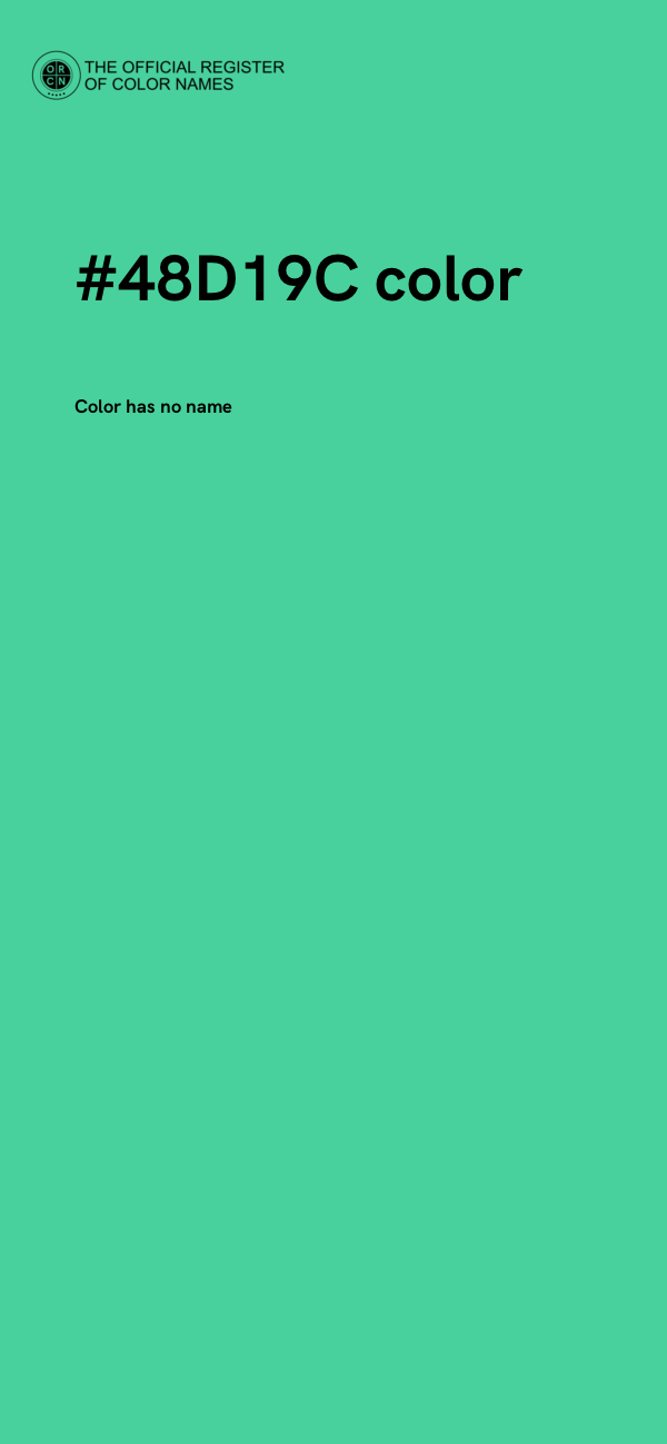#48D19C color image