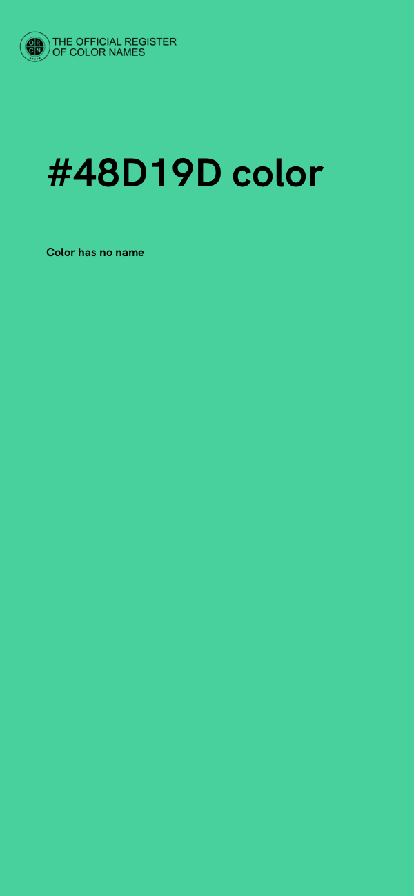 #48D19D color image