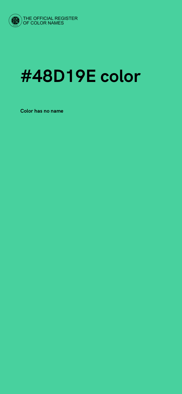 #48D19E color image