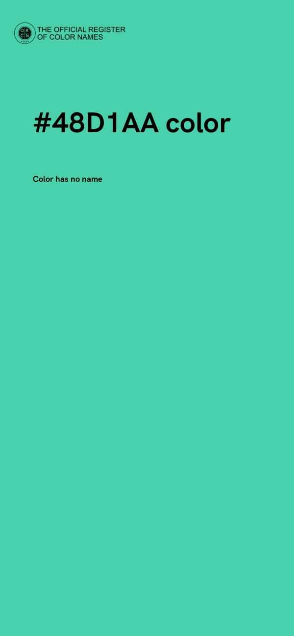 #48D1AA color image
