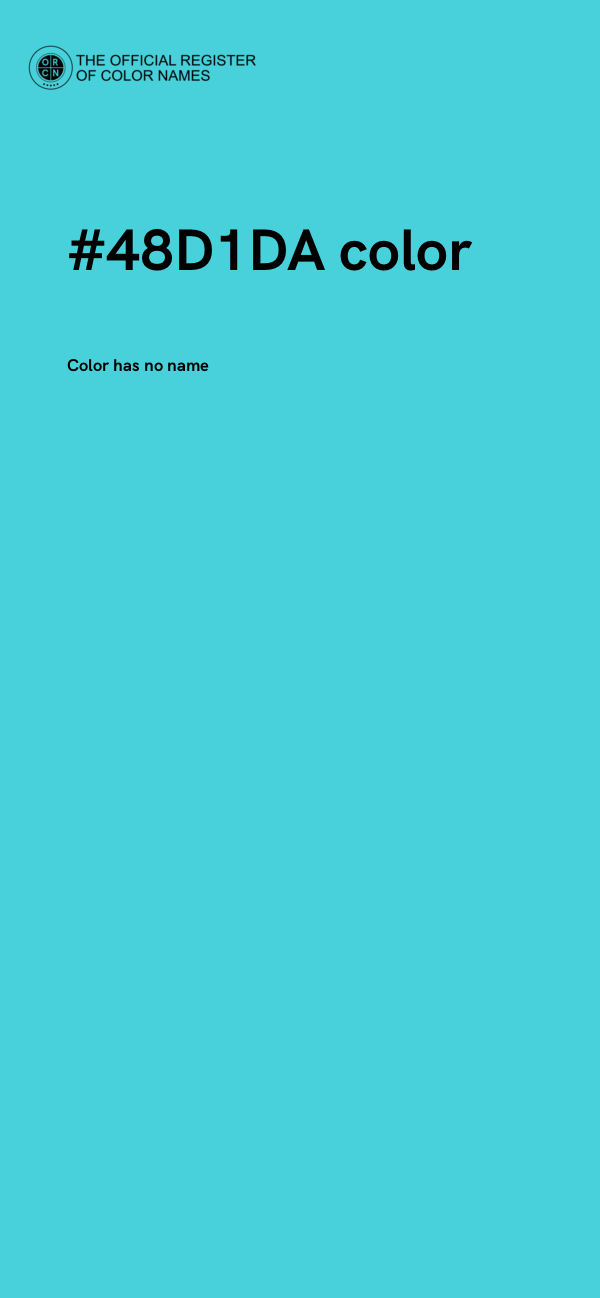 #48D1DA color image