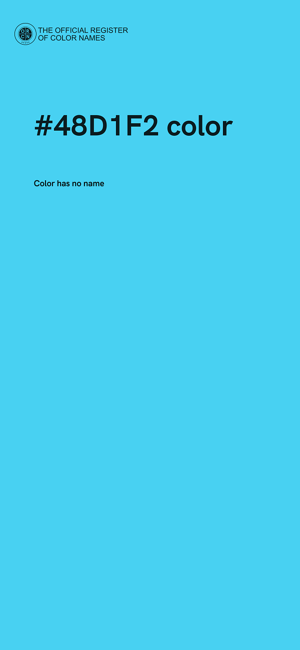 #48D1F2 color image