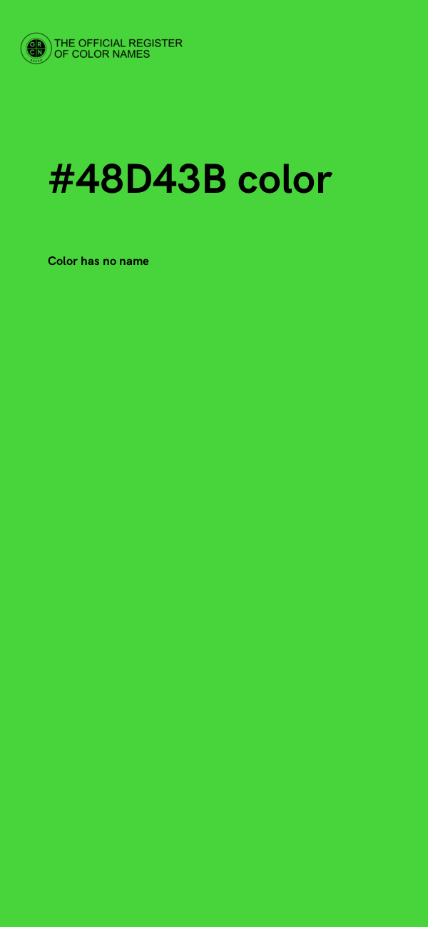 #48D43B color image