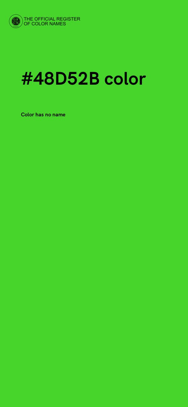 #48D52B color image