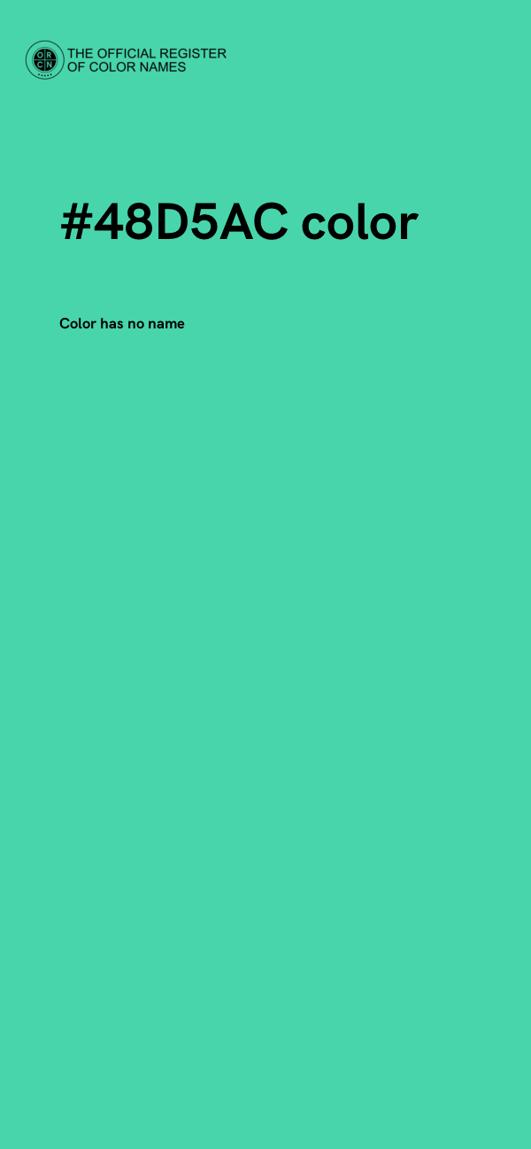 #48D5AC color image