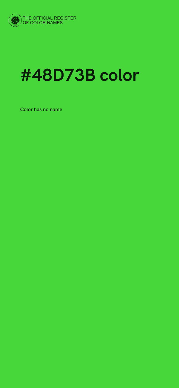 #48D73B color image