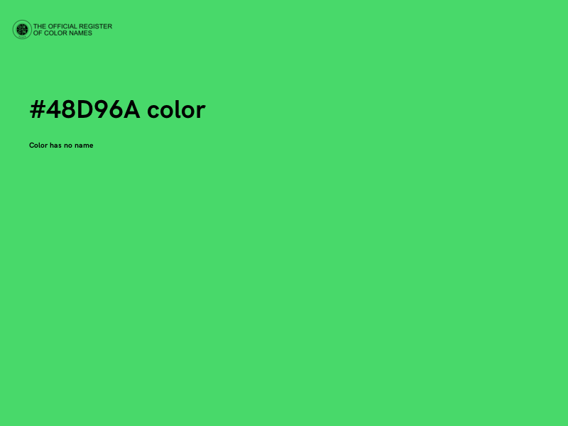 #48D96A color image