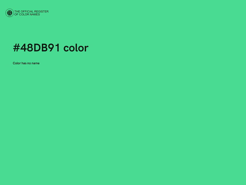 #48DB91 color image