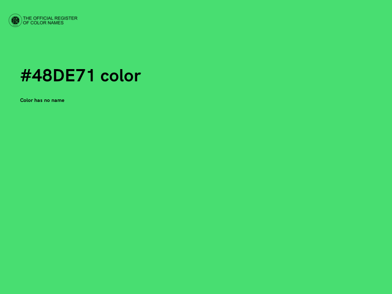 #48DE71 color image