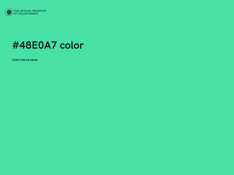 #48E0A7 color image