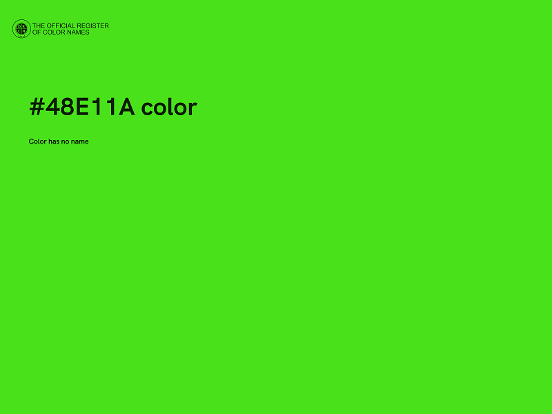 #48E11A color image
