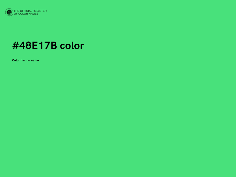 #48E17B color image