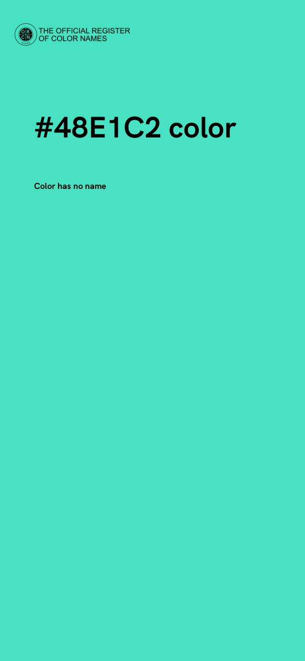 #48E1C2 color image