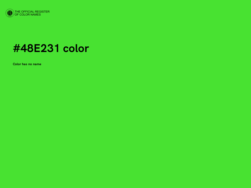 #48E231 color image