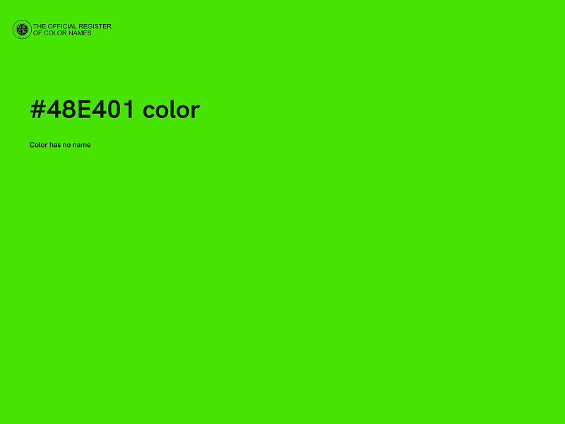 #48E401 color image