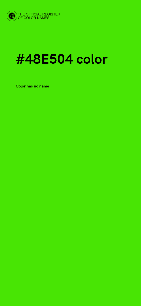 #48E504 color image