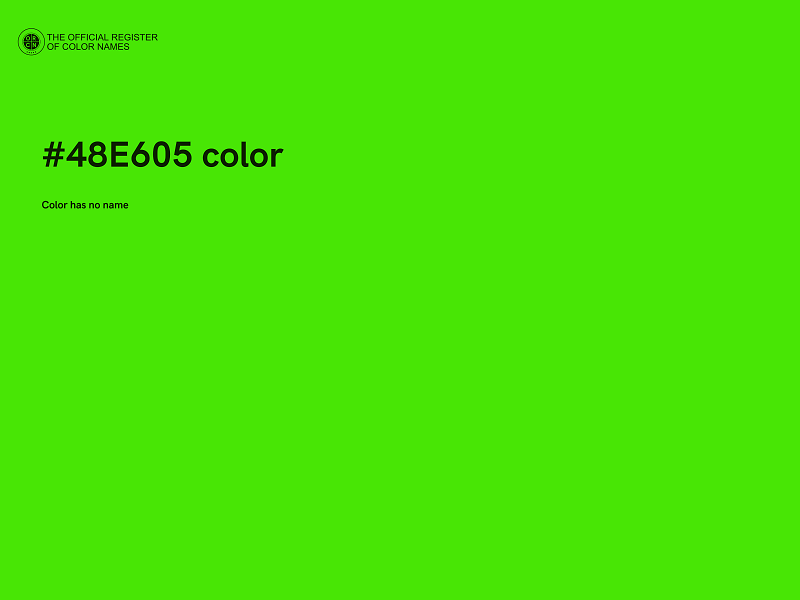 #48E605 color image