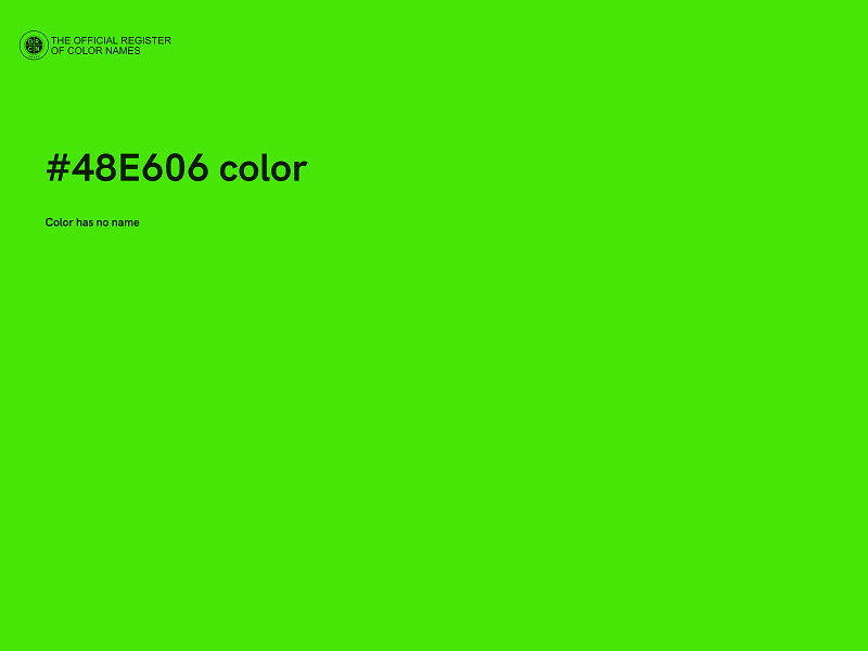 #48E606 color image