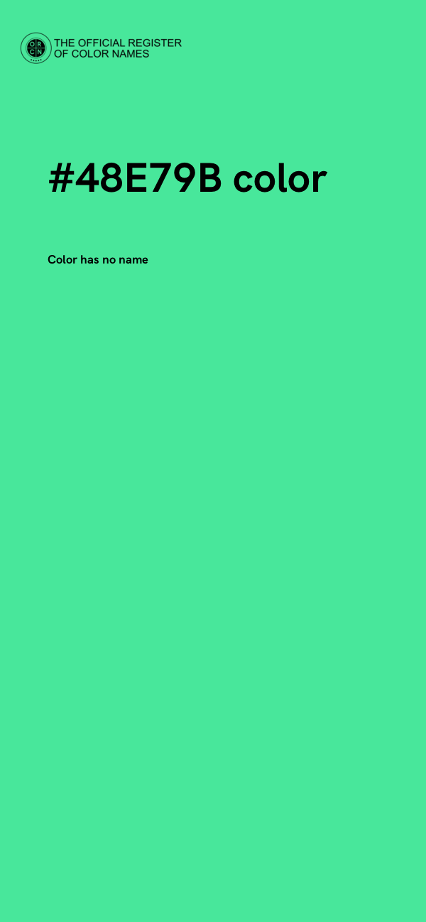 #48E79B color image