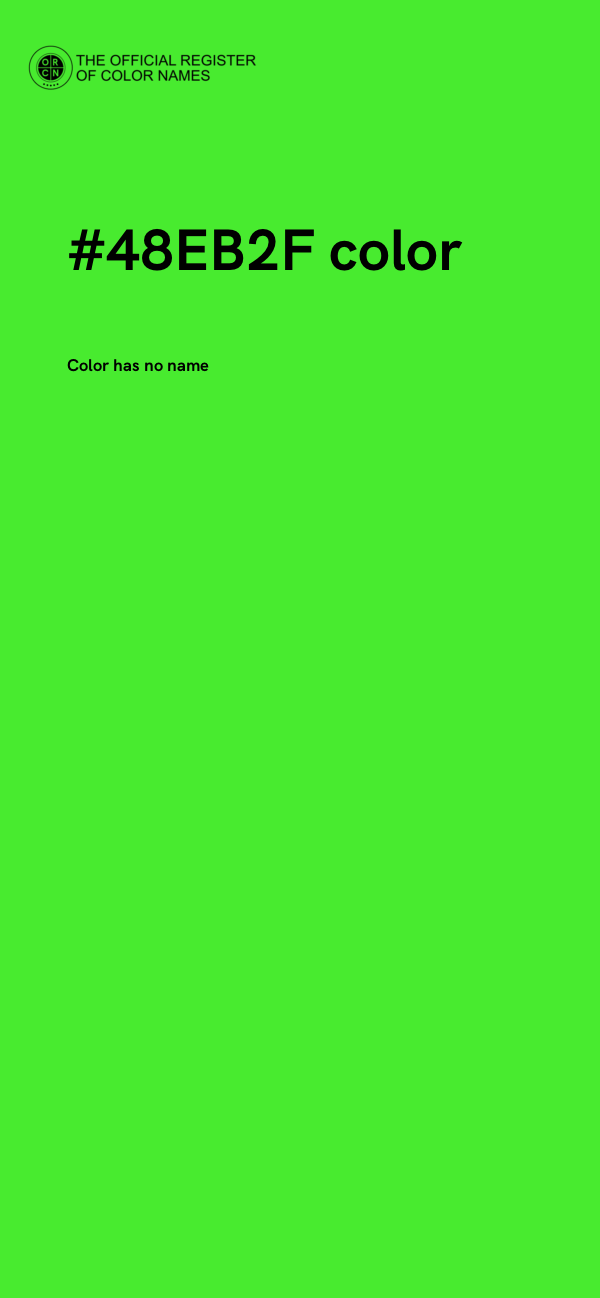 #48EB2F color image