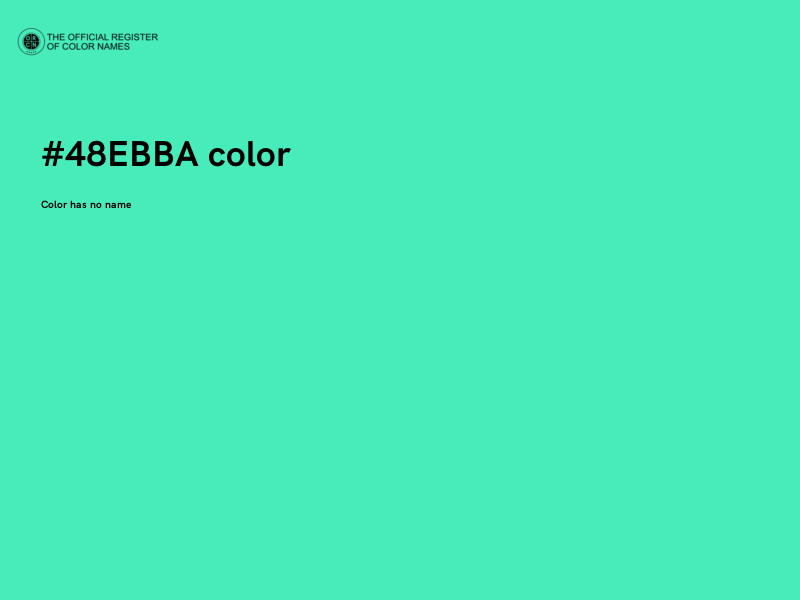 #48EBBA color image