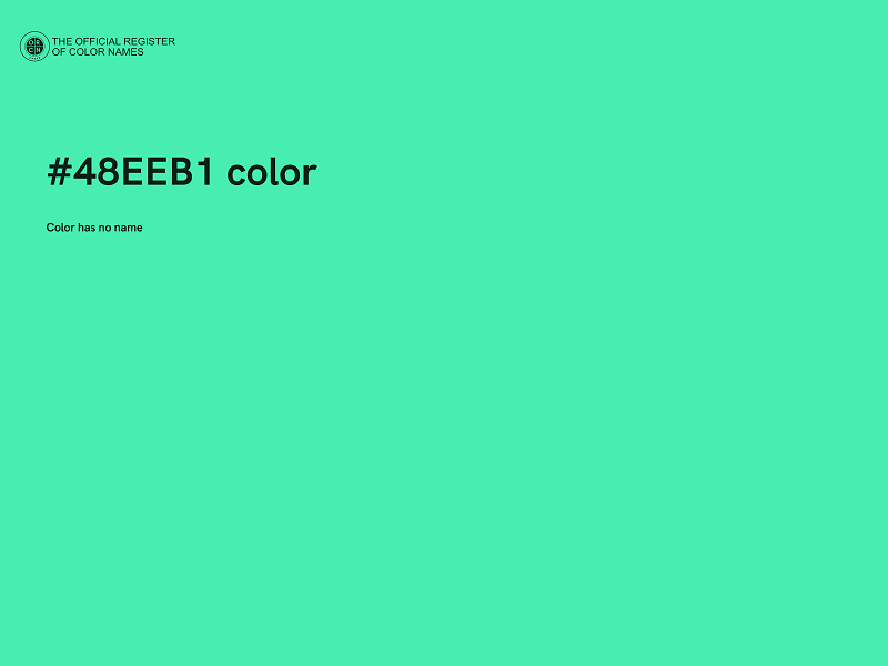 #48EEB1 color image