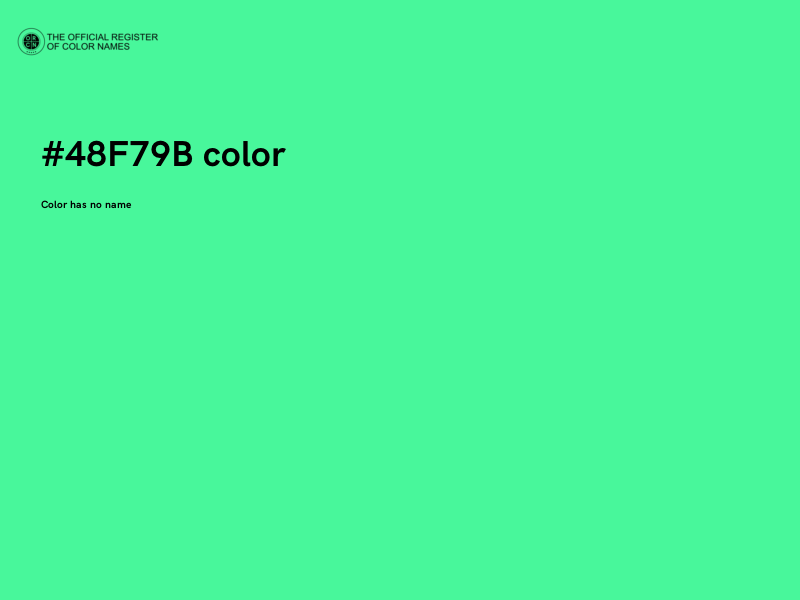 #48F79B color image