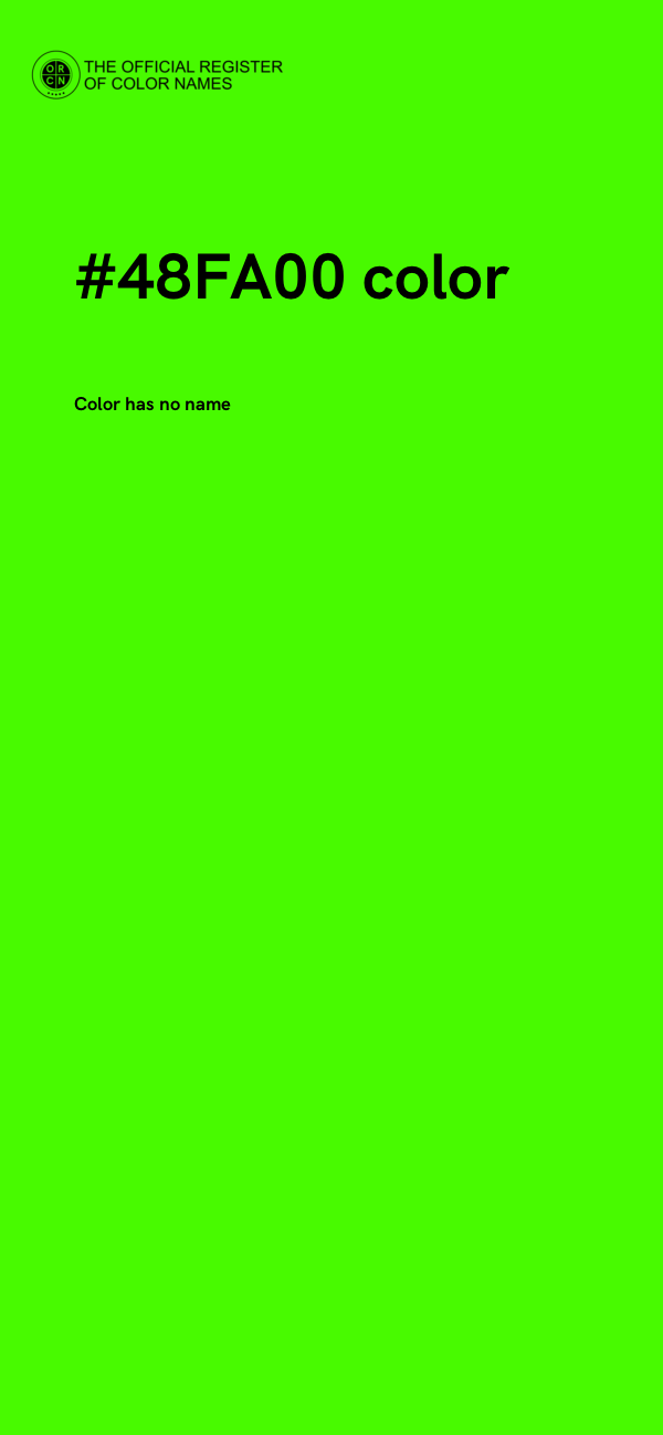 #48FA00 color image
