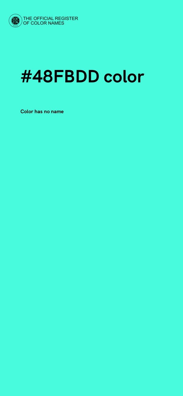 #48FBDD color image